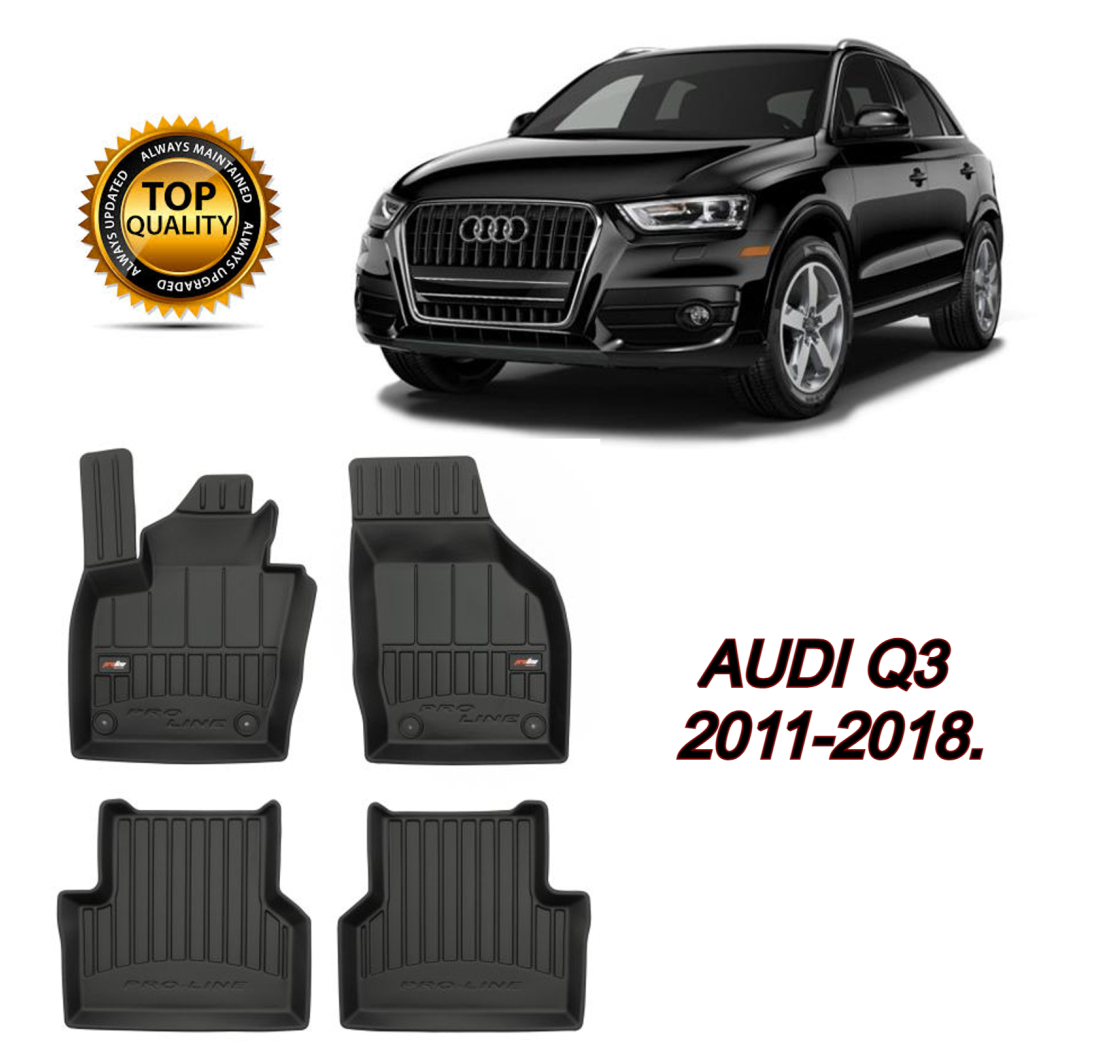 TIPSKI GUMENI PREMIUM 3D TEPISI ZA AUDI Q3 06.11-10.18